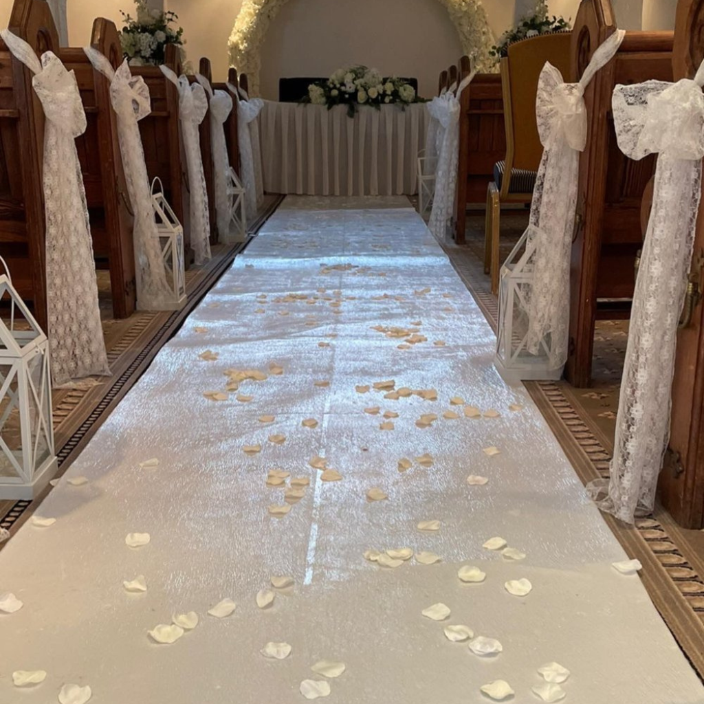 aisle decor wedding